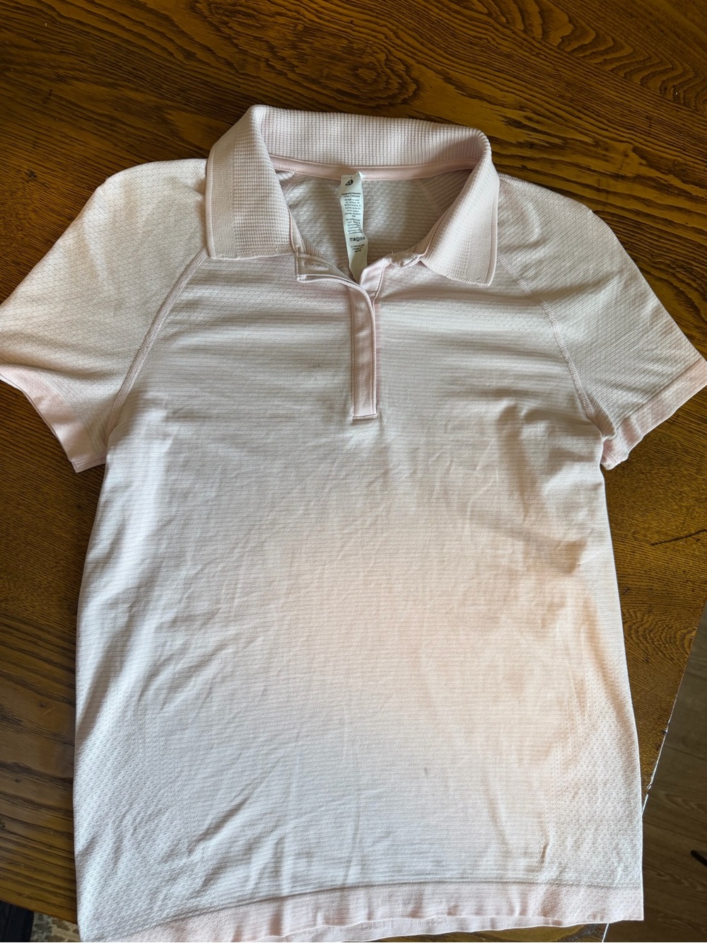 lululemon Women's Polo Top Pink Size 8